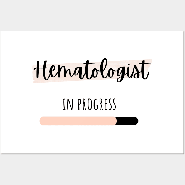 hematologist in progress Wall Art by IndigoPine